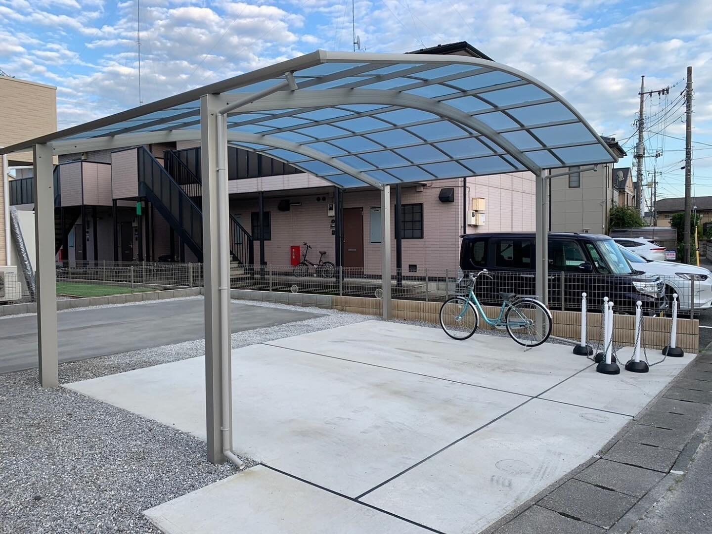 快適さを追求した駐車場計画
